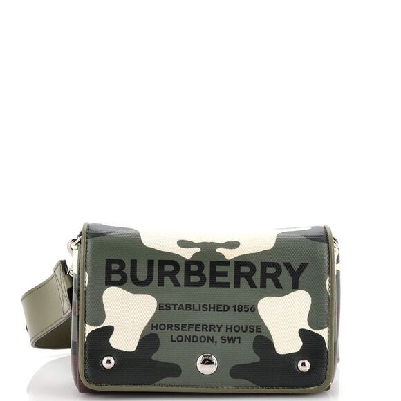Burberry Bags Burberry Hackberry Shoulder Bag Printed Coated Canvas Small Multicolor Poshmark